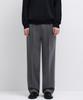 Real Wide Hidden Banding Slacks [Melange Gray]
