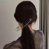 Large Size Metal Silver Paperclip Hairpin Safety Pin Hair Claws Hairpins Headwear For Those With Thick Hair