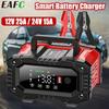 Prise EU 12V 20A/ 10A 5A Chargeur de Batterie Entièrement Automatique, Chargeur Intelligent 7 Étapes 12V/24V