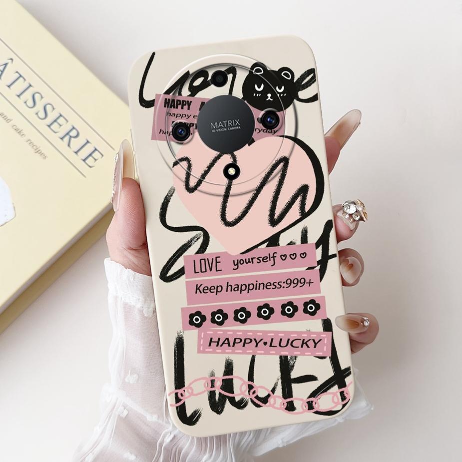 For Honor Magic 5 Lite Case Honor X9A RMO-NX1 Cute Cartoon Painted Cover Soft TPU Phone Case For Honor Magic5 Lite HonorX9a Bags