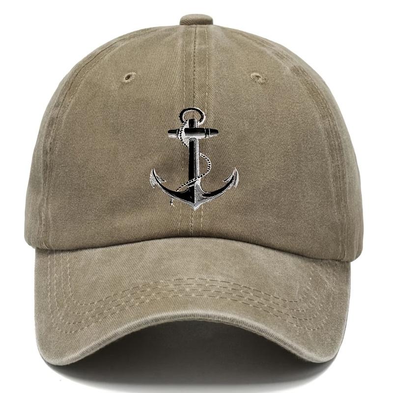 Maritime Anker Baseballkappe Verstellbare Dad Hat Unisex Lässige Segler Abenteuer Thema Kopfbedeckung