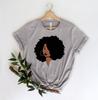 Afro Vrouwen Shirt, Zwarte Vrouwen Shirt, Schattig Vrouwen Shirt, Cadeau voor Haar, Ik ben Zwart