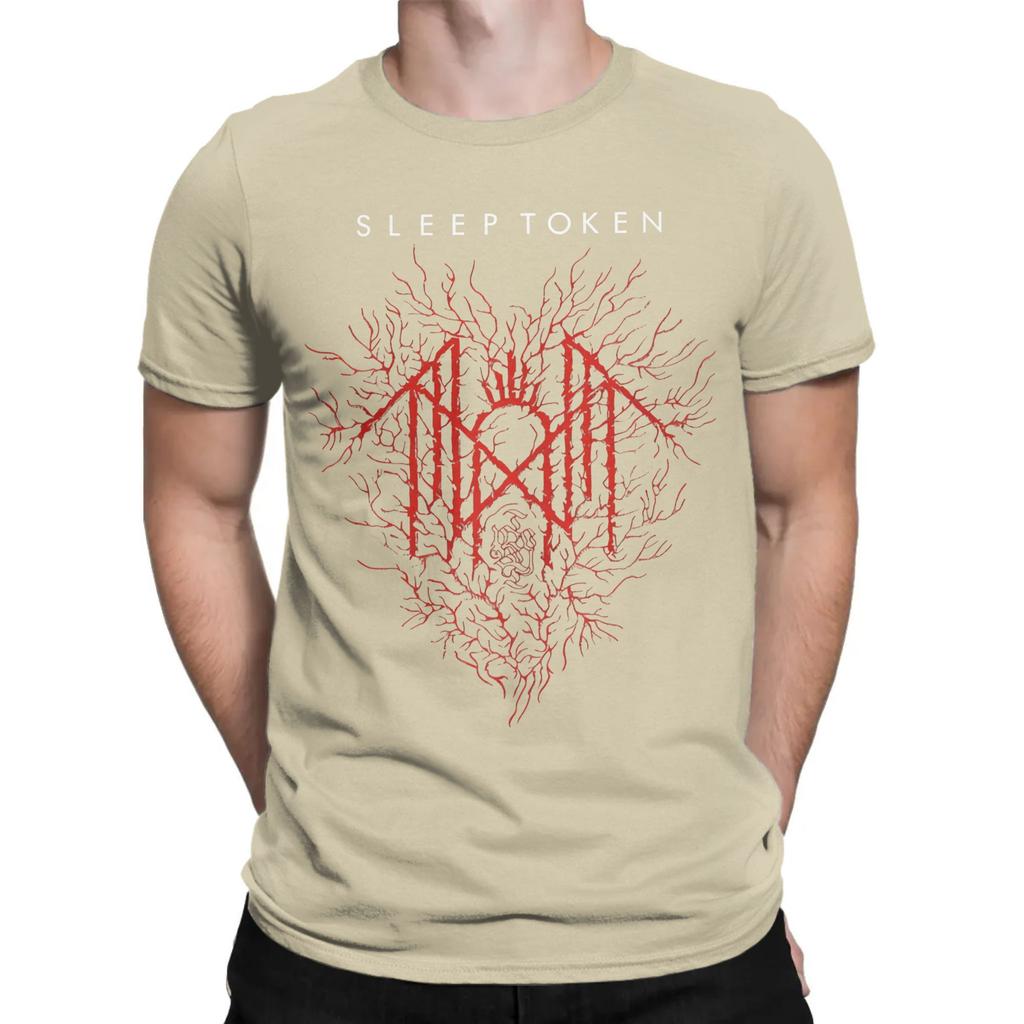 Sleeps Tokens Metal Accessories Men Women T Shirts 100% Cotton Tee Graphic Printing  T-shirt Clothing