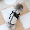Fashion Adjustable Dog Warm Jacket Waterproof Warm Reflective Dog Coat with Harness Padded Zipper Winter Pet Vest Cold Weather