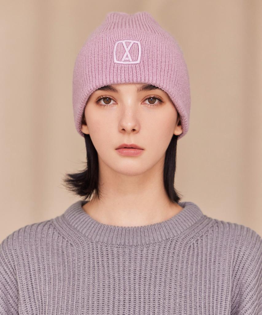 Bajal Va 3D Square Beanie Coral
