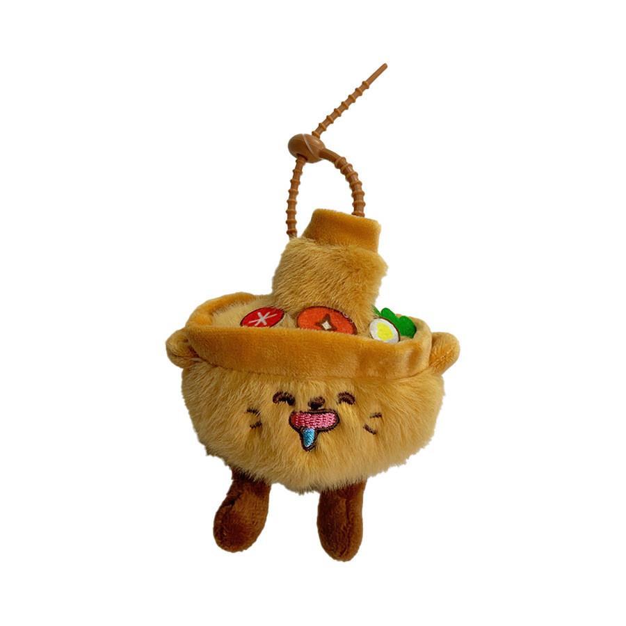 Hot Pot Plush Doll Toy Bag Charm With Pp Cotton Filling For Kids And Adults