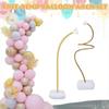 Ballonständer Halter 1,5/2,5M Verstellbar Frei Biegsam Ballonbogen Set für Junggesellinnenabschied Event Zubehör