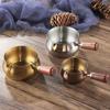 1 Buc Cupă pentru Sos din Oțel Inoxidabil Cupă pentru Sos Western Cupă pentru Dressing de Friptură Farfurie pentru Sos de Înmuiat Salată de Roșii Mâner de Lemn Instrument de Bucătărie