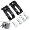 Motorcycle Bracket Stays Adjustable Fog Lights Headlights Auxiliary Lights Mounting Stays Black Pack of 2