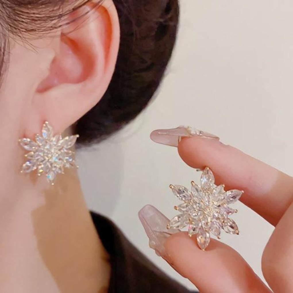 Women's Accessories Sari Light Snowflake Earrings