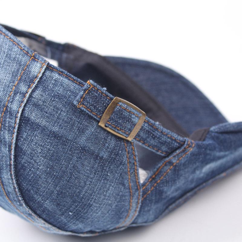 2023 Pălării din denim spălat, primăvară, toamnă, beretă, șapci, cataramă irlandeză, șapcă de taximetrist, șapcă plată pentru bărbați.