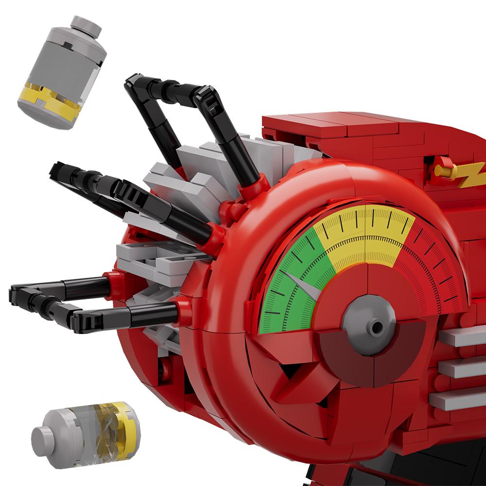 Gorbicks MOC Red Call of Duty Ray Gun DIY Game Constructing Blocks Kit Props Playthings Ideal For Birthday Gifts