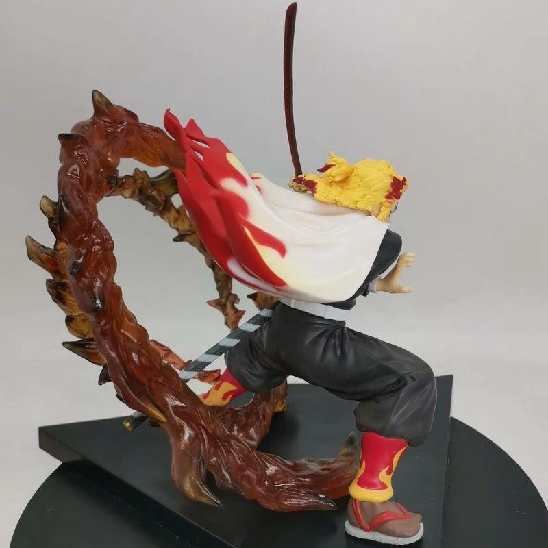 Action Anime Figures Series Kamado Tanjiro Rengoku Kyoujurou Figurine Toy Decoration Collection Model Doll Toy Gift