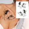 Blommetræ Midlertidig Tatovering Til Kvinder Piger Akvarel Drage Ræv Tatoveringer Klistermærke Falsk Sommerfugl Hjort Kropskunst Tegning Tatoveringer