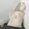 2023 Women's Canvas Tote Bag - Large Capacity, Hand-Held & Shoulder Design, Japanese & Korean Style for College Students