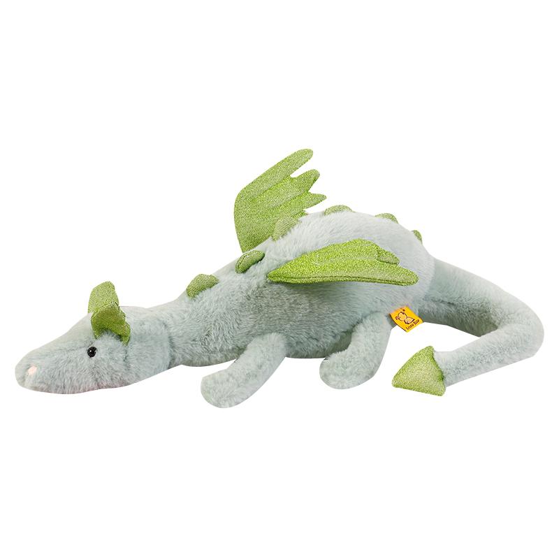 50~90cm Flying Dragon Doll Plush Toy Stuffed Loong Fantastic Giant Dinosaur Dino Animal Plushie Peluche Gift