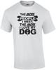 Hoe meer mensen ik ontmoet, hoe meer ik van mijn hond houd T-shirt