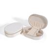 Oval Jewelry Storage Box Pure Color Simple Portable Packaging Box Fine Gift Boxes