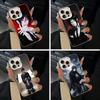Classic anime-B--Black- Butler Phone Case For iPhone 11 12 13 14 15 16Pro Max Plus white Sliver  Phone Cover