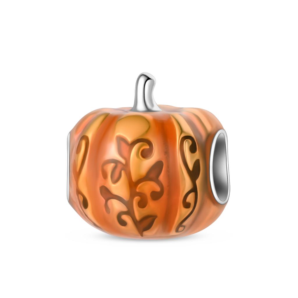 Delicate Cute Copper Metal Squirrel Pumpkin Easter Series Dangle Charm Bead Component Compatible With Authentic Original Bracelet High Quality Fine