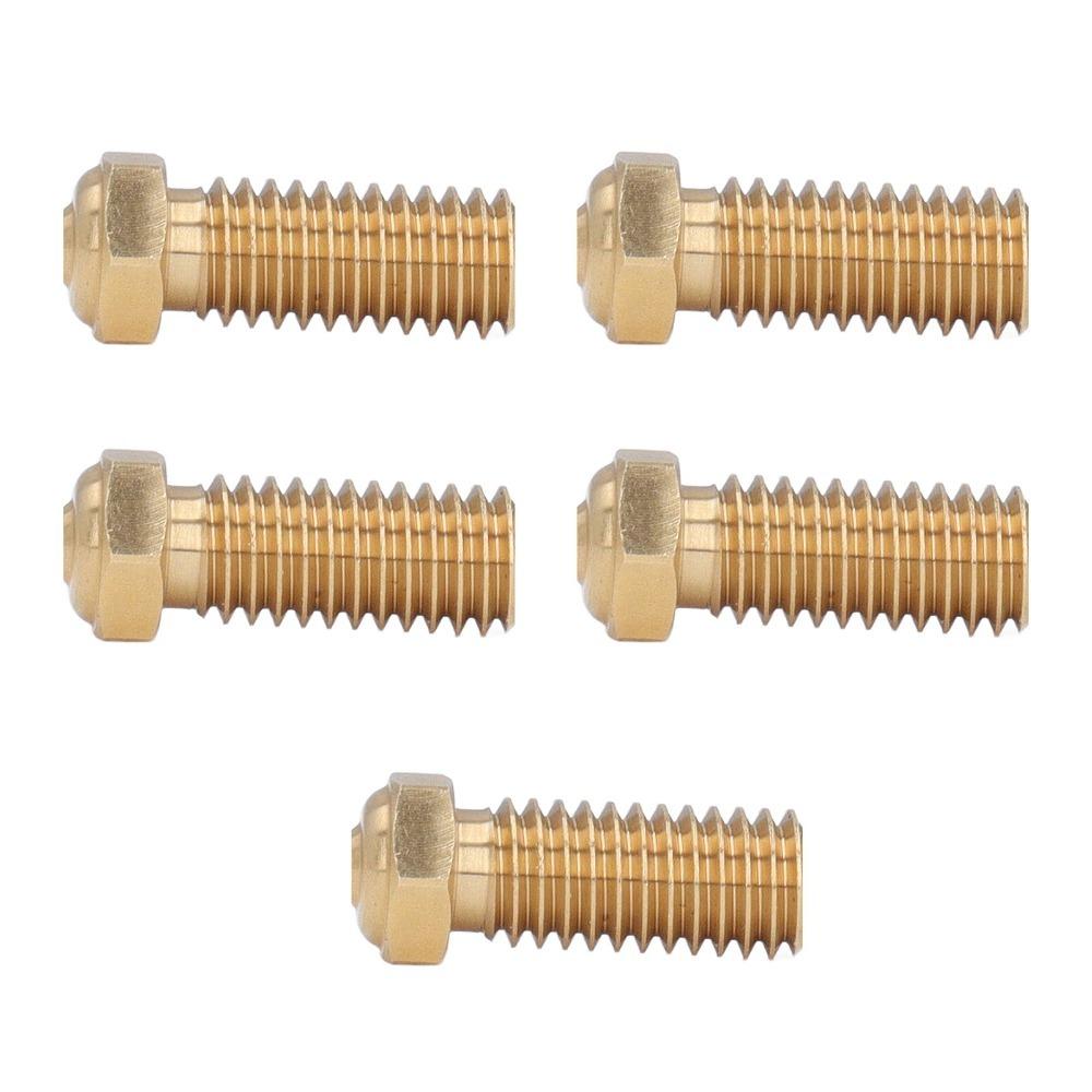 5PCS Precision Nozzle 3D Printer Nozzle Brass Material Printing Nozzle for QIDI X Max3 Smart3 Plus3