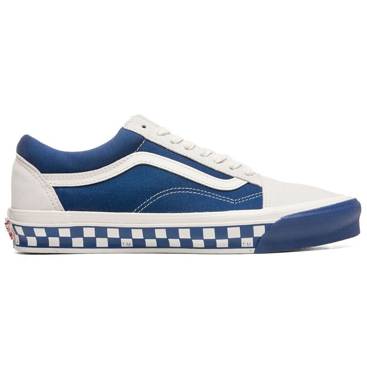 Vans OG Old Skool LX Bumper Cars - Marshmallow True Blue Unisex Sneakers VN0A4P3X4O4