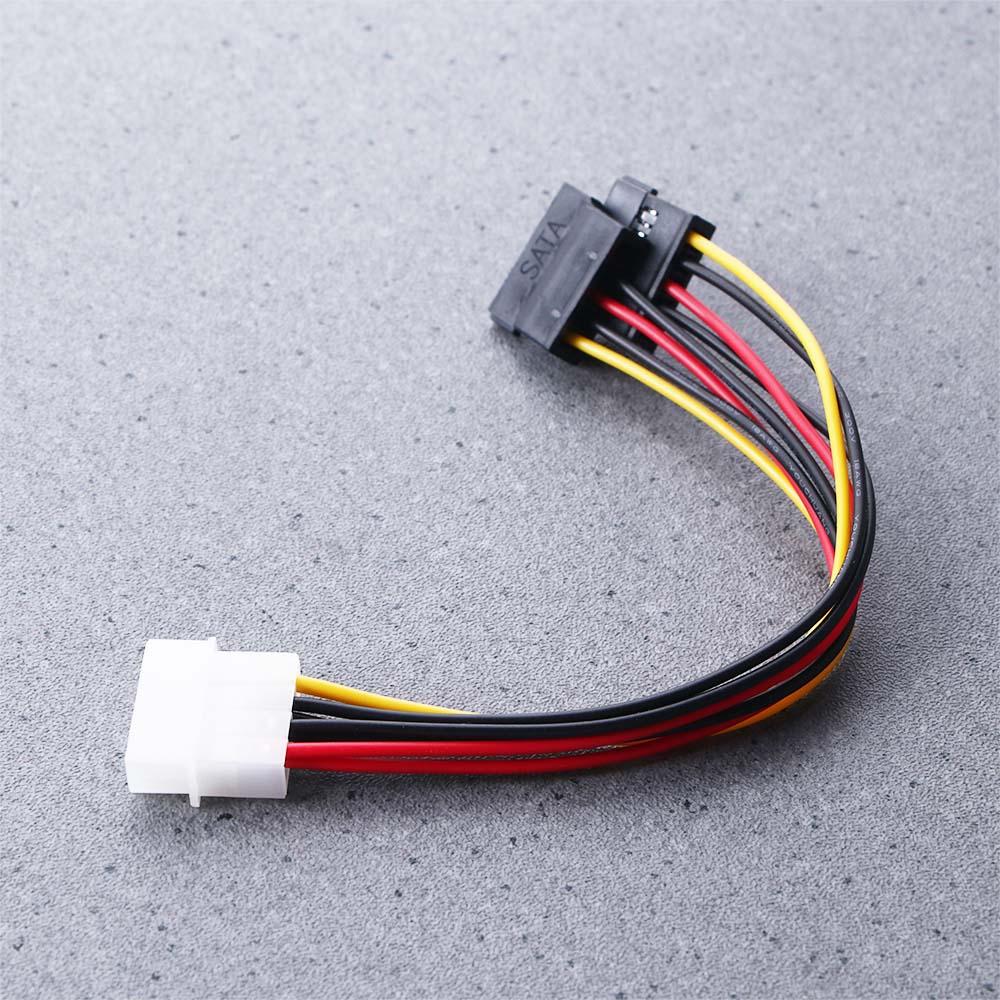 Cable 1 To 2 Hard Driver Power Cable SATA Power Cable Power Extension Cord SATA Adapter Cable
