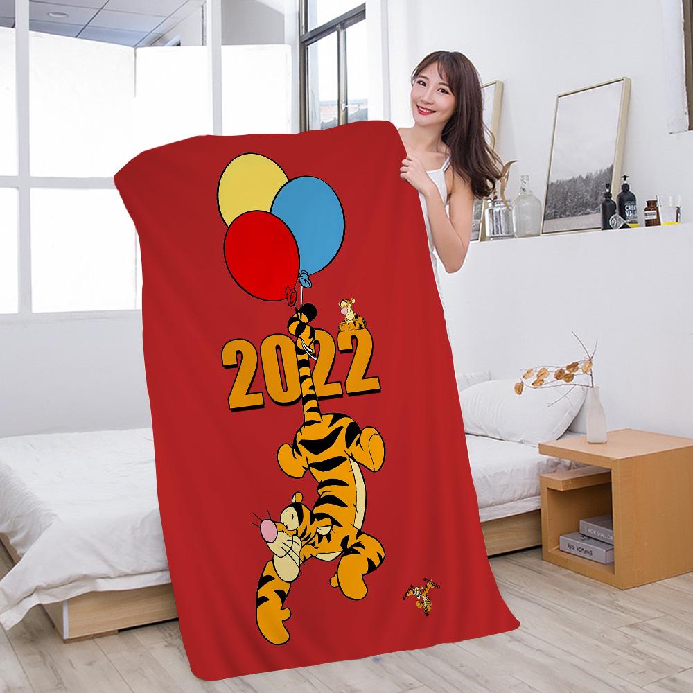 Tigger Anime Film Strandlakens Douchehanddoek Sauna Reizen Spa Microvezel Sneldrogend Sportschool Accessoires Schattige Kamerdecoratie