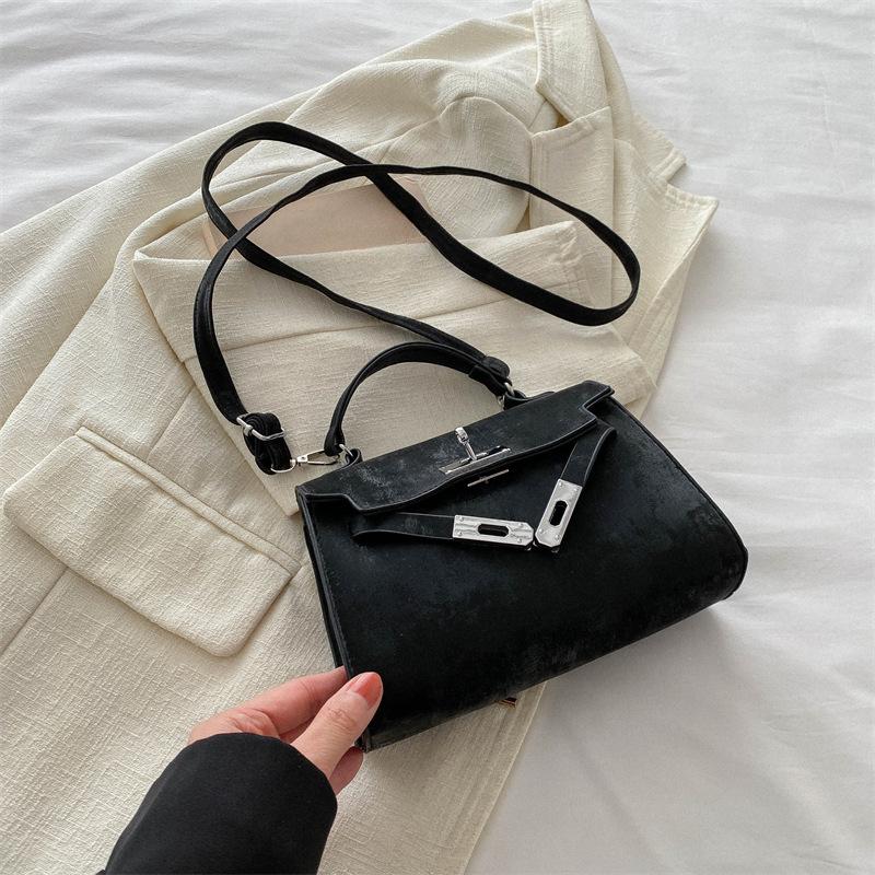 Jednoduchá malá štvorcová taška Populárna niková kabelka Malá taška pre ženy Jarná novinka Retro móda Crossbody taška