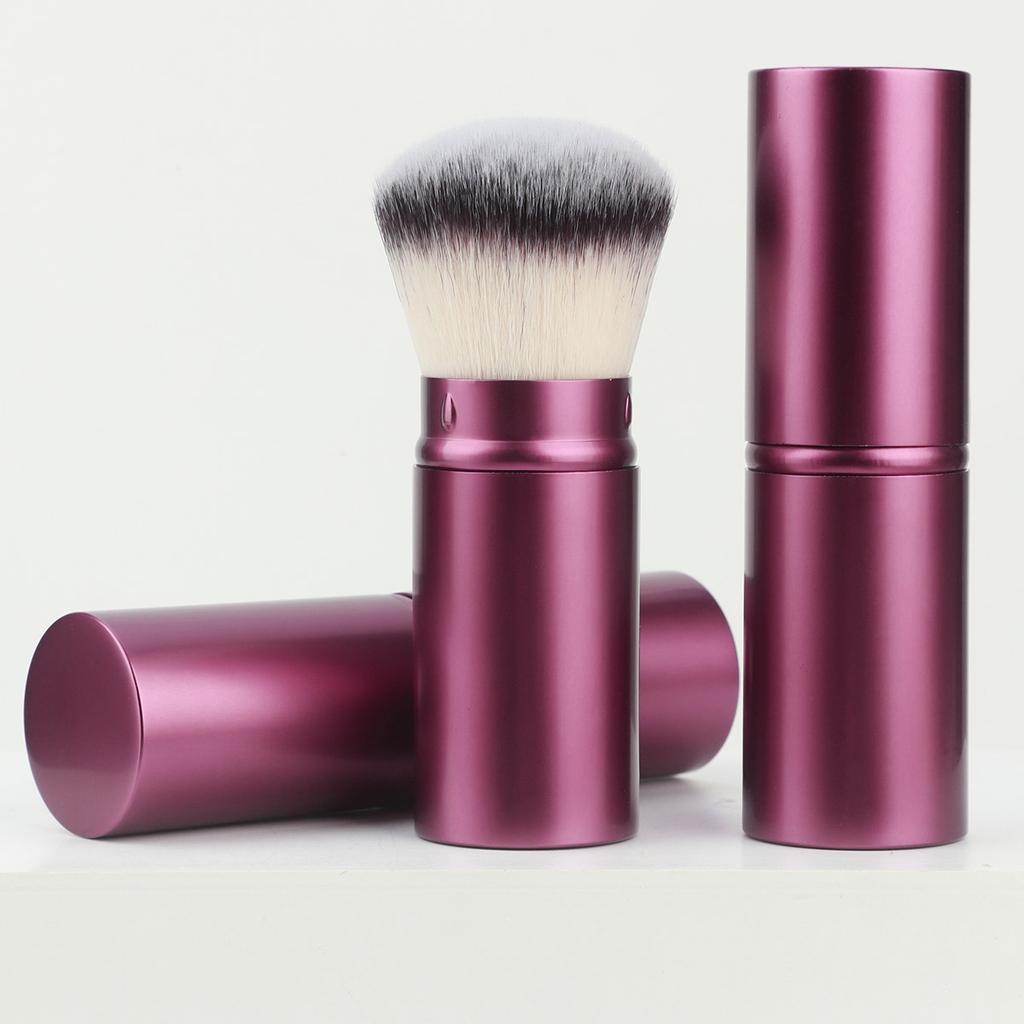 Single Travel Portable Makeup Brush, Telescopic Brush, Blush Brush, Honey Brush, Loose Powder Brush, Multi-functional Makeup Tool