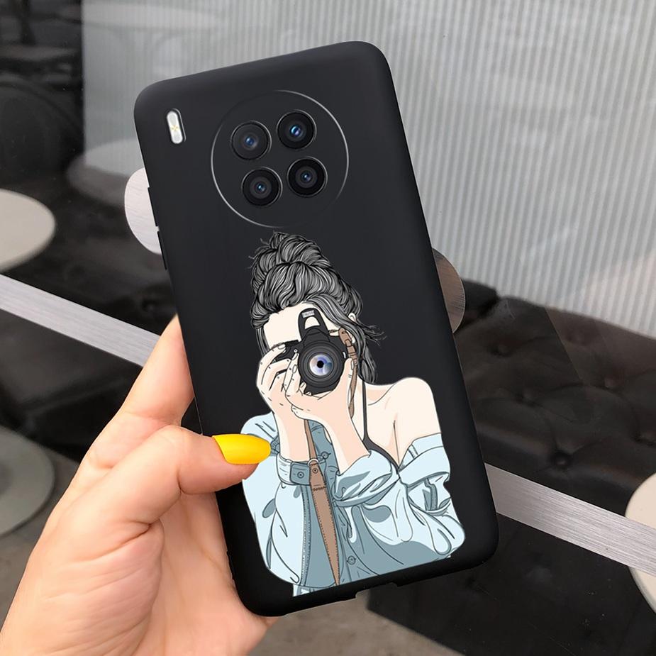 Stylish Silicone Case For Honor 50 Lite Case Soft Slim Phone Back Cover For Huawei Honor50 Lite Cases Honor 50Lite Coques Fundas