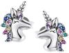 Silver Earrings Unicorn Earrings Silver 925