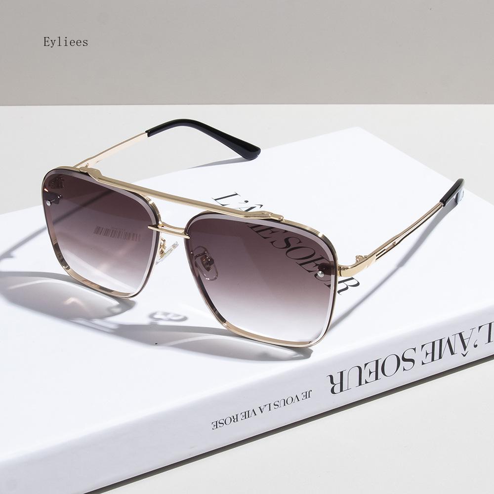 Metal Punk Big Frames Sunglasses for Male Female Cool Driving Use Spectacles Design Square Sun Spectacles Goggles UV 400 Protection Eye Spectacles