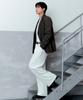 Musinsa Standard Real Wide Hidden Banding Slacks [Cream]