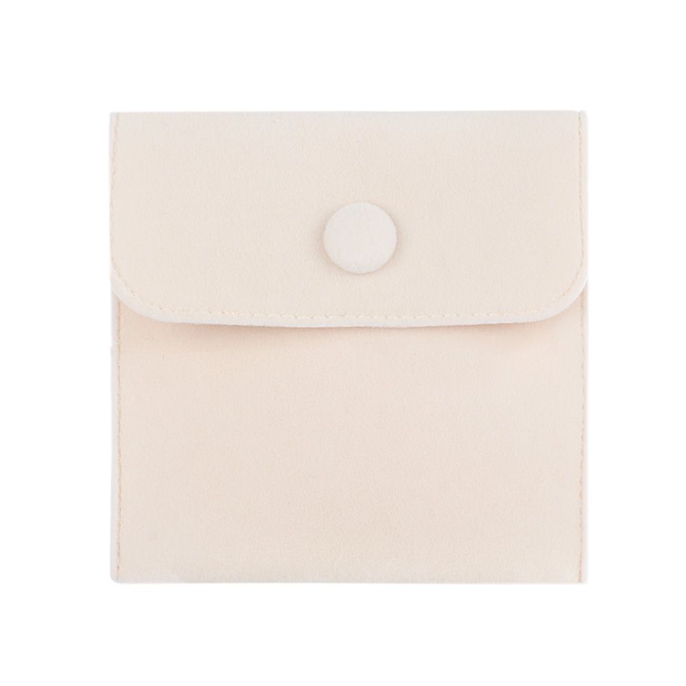 Portable Velvet Snap Jewelry Packaging Bag Bracelet Bag Storage Pouch Necklace Wrapping Bag