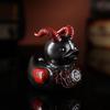 Gotisch Satan Eend Standbeeld Goth Punk Eend Sculptuur Rock Eend Beeldje Decor Verzamelbare Beeldjes Satanische Eend Tafelornamenten