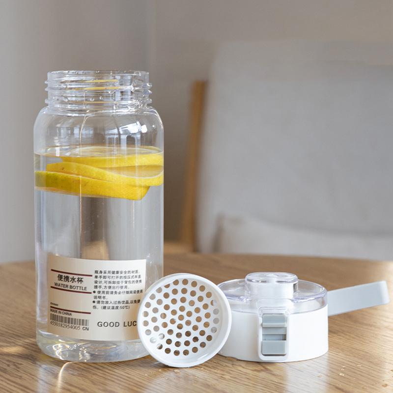 350Ml/550Ml/800Ml Water Bottle Space Cup Bouncing Cover Handy Cup Sports Plastic Water Bottle Space Cup Plastic Cup