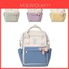 Forest Fairy Princess Nylon Backpack Lightweight Waterproof Trendy Student Bag For Girls