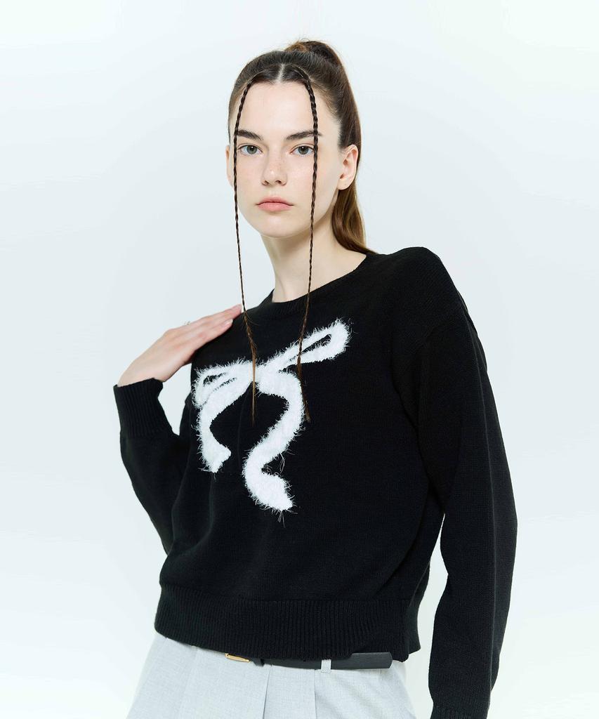 LARTIGENT L6 Ribbon Mix Knit(Black)