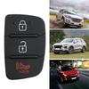1/2PCS Replacement 3 Buttons Remote Key Fob Case Rubber Pad For Hyundai I10 I20 I30 IX35 Kia K2 K5 Rio Sportage Flip Key Parts