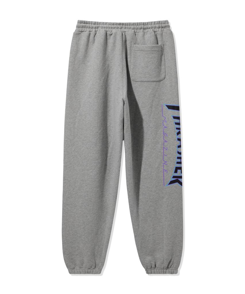 Treasure Flame Logo Sweat Jogger Pants Grey