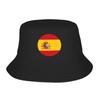Spagna Bandiera Spagnola Cappello a Secchiello Outdoor Pescatore Unisex Cappellini Traspiranti Viaggio Escursionismo Cappelli da Sole Per Coppia Moda Cappellino Stampato