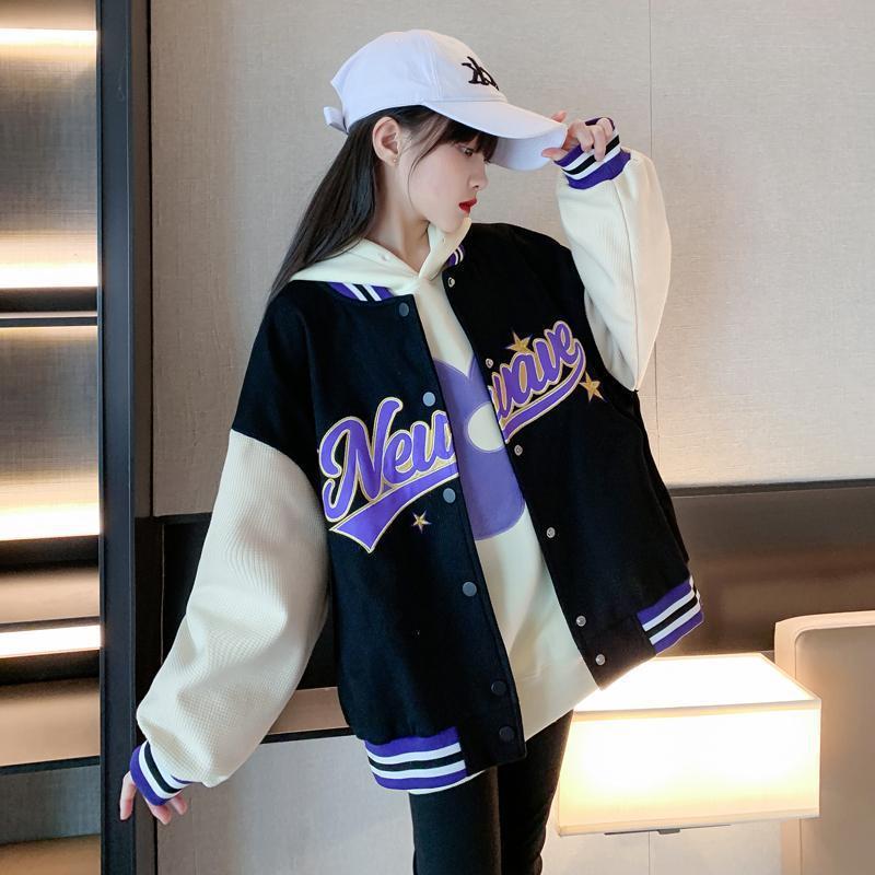 Spring Autumn Teen Girls Jacket Children Fashion Baseball Uniform Sports Coat Birthday Gift 4 6 8 10 12 14 Year Kids Clothes