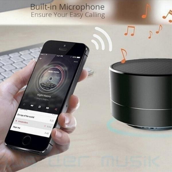 Portable Wireless Mini LED Bluetooth Speakers Wireless Music Audio TF USB FM Stereo Subwoofer with Mic for Mobile Phone IPhone Tablets