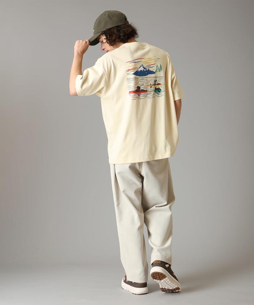 Lake To Avenue Graphic Short Sleeve PG2040 Glove Yellow River Size M [Columbia] T-Shirt