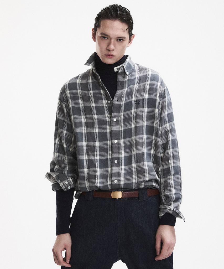 NOHANT Soft Turtleneck T-Shirt Navy