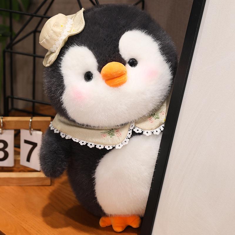 The New Penguin Doll Plush Toy Cute Comfort Doll Doll Pillow Child Cuddle Pillow Cute Simulation Penguin Birthday Gift