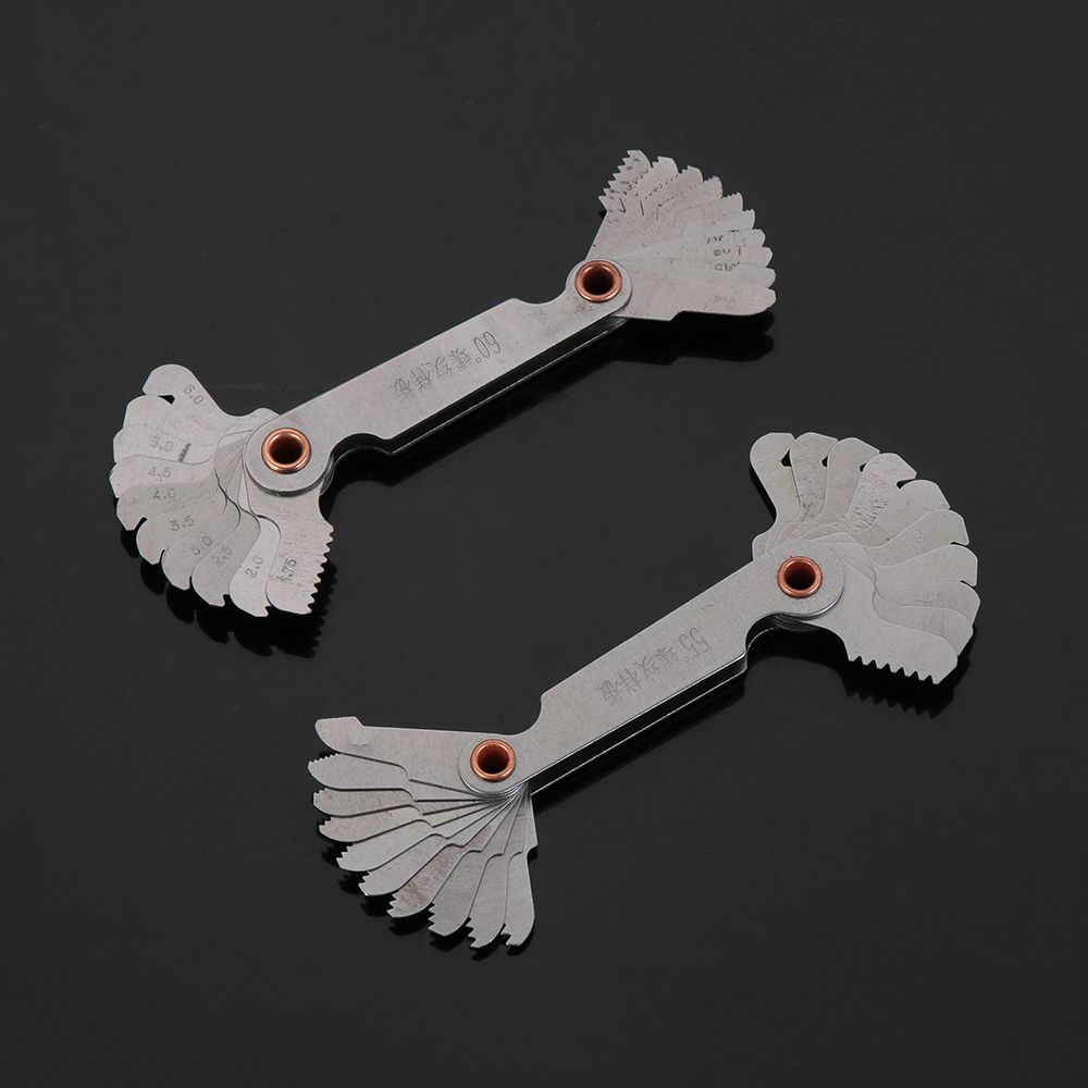Outils Mesure Métrique Pouce Calibre Tampon Fileté Pas de Vis Mesure de Centre Calibres de Dent d'Engrenage