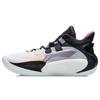 Sound Speed 9 Durable Non-Slip Mid-Top Basketball Shoes Men Sneakers White Black ABAR039-1