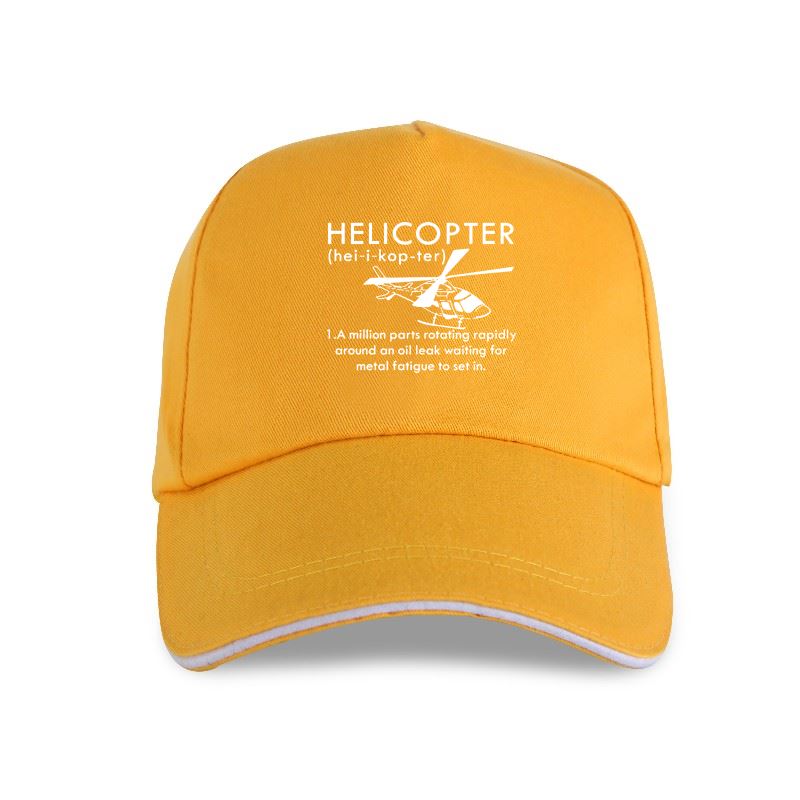 Neue Sommer Lustige Druck Hubschrauber Unisex Pilot Geschenk Marke Baseball cap Casual Tops
